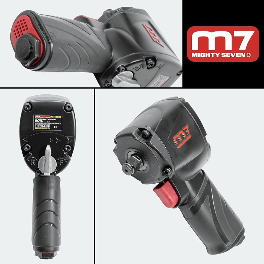 エァー工具 M7 NC-4630Q 1/2-in. Mini Air Impact Wrench with 5/8-in. Bolt